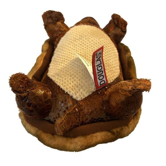 Douglas Cuddle Toys Turtle Plush 9" 2011 #4051 Faux Fur Shell & Scaly Legs With - Picture 4 of 4